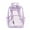Lavender, variant on MKF Collection Cleo Transparent Backpack for Women, Crystal-clear PVC bag, top handle Bookbag by Mia K