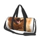 thumbnail image 1 of Balery Happy Fluffy Running Dog Bolsa de Gimnasio para Mujeres y Hombres, Bolsa de Viaje Impermeable, Bolsa de Fin de Semana con Compartimento para Zapatos y Bolsillo Húmedo, 1 of 6