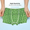 thumbnail image 3 of Yiaed Cactus Print Boys' Boxer Briefs Cotton Casual Stretch Comfort Boys Boxers - Kids Boxer Briefs Underwear for Boys (6-18)-Large, 3 of 5
