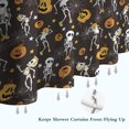 thumbnail image 6 of Dancing Skeletons Halloween Pattern Shower Curtain 72"x84" ,Bathroom Decorative Shower Curtains Set with 12 Hooks,Modern Waterproof Washable Shower Curtain, 6 of 6