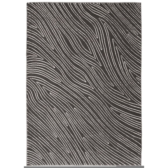 Tapis ECARPET Moderne pour Salle à Manger, Salon, Chambre Vector Gris