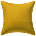 thumbnail image 4 of DK Homewares Ethnic Decorative Accent Throw Pillow Covers 16 x 16 Inch Cotton Kantha Tropicana Boho Square Sofa Cushion Covers (Size - 40x40 cm ; Color: Yellow ) - Set of 5 Pcs (Cover Only), 4 of 4