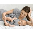 thumbnail image 3 of Tough Mama Tough Cookie Mother & Son Daughter Matching Set Mom & Baby Shirts Mom Gray X-Large / Baby Gray 12M (6-12M), 3 of 6