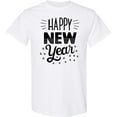 thumbnail image 3 of Inktastic Happy New Year in Hand Lettering T-Shirt, 3 of 5
