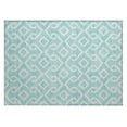 thumbnail image 2 of Addison Rugs Chantille Indoor/Outdoor Transitional Geometric Aqua Washable Rectangle Rug, 1'8" x 2'6", 2 of 6