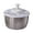 A, variant on Opvise Premium 3-in-1 Stainless Steel Salad Mixer – 5L Capacity, Multifunctional Salad Dehydrator & Vegetable Spinner with Lid, Easy-Clean & Space-Saving Design, Food-Grade PP Components