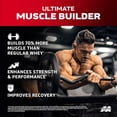 thumbnail image 2 of Muscletech Proteína de suero en polvo (fresa, 2,2 libras) - Fórmula de construcción muscular Nitro-Tech con aislado de proteína de suero y péptidos - 30 g de proteína, 3 g de creatina y 6,6 g de BCAA, 2 of 5