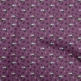 thumbnail image 1 of oneOone Viscose Jersey Purple Fabric Bird Diy Clothing Quilting Fabric Print Fabric By Yard 60 Inch Wide, 1 of 5