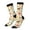 3 Black, variant on Monkeys in the Jungle Pattern Sport Socks for Women and Men Crew Socks Sporty Calf Socks Casual Socks
