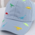 thumbnail image 4 of Tejiojio Fall Kids Baseball Hat Toddler Boys Girls Sun Protection Cotton Hats Dinosaur Sun Hat, 4 of 6