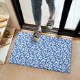 thumbnail image 2 of Blue White Butterfly Pattern Door Rugs,Washable Non Slip Door Mats Indoor,Decorative Door Mats,Entry Mat Indoor for Entrance,Bedroom,Kitchen,Bathroom,16"x24", 2 of 6