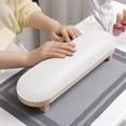 thumbnail image 3 of Nail Arm Rest Cojín Base de madera portátil para manicura Nail Salon Nail Corto Blanco Yuyangstore Almohada de manos de arte de uñas, 3 of 7