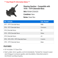 thumbnail image 2 of Steering Gearbox - Compatible with 1970 - 1979 Chevy Nova 1971 1972 1973 1974 1975 1976 1977 1978, 2 of 2