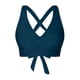 thumbnail image 4 of MKLEKYY Trajes De Baño Dama Women Lace Up Swimwear Tops Underwire Full Coverage Bikini Top Push Up Swim Crop Top Tie Back Bathing Suit Tops, 4 of 5