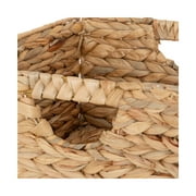 Woven Hyacinth Storage Cube Basket (2-Pack) - 13x13x8
