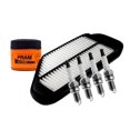 thumbnail image 1 of Kit De Bujías Iridio, Filtro De Aire Y Filtro De Aceite 6 PIEZAS Afinación Sin Aceite Compatible con Spark 2011 A 2017 Chevrolet L4 1.2L, 1 of 3