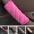 thumbnail image 1 of NUZYZ 2Pcs Door Handle Cover Embroidered Fine Stitching Easy to Install Comfortable Touch Fastener Tape Interior Decoration Flannelette Car Handle Protective Sleeve for Automobile, 1 of 8