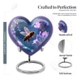 thumbnail image 2 of MUKTIVE Bee Cremation Urn for Ashes for Adult male, Large Heart Decorative Urns, Handmade blue Urn for Human Ashes Adult Male & Female for Funeral (1 Large, 4 Keepsake), 2 of 7
