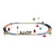 thumbnail image 1 of Juego de vías de tren de rompecabezas para niños, juguetes de construcción de pistas, juguete educativo preescolar divertido, trenes eléctricos, , 30 30 piezas, 1 of 10