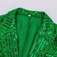 thumbnail image 5 of JOANKDMI Unisex Adult Ringmaster Showman Steampunk Magician Costume Sequined Tailcoat Jacket with Chain Details for Circus Carnival Party Stage Fancy Dress Garments, 5 of 8