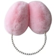 thumbnail image 4 of Winter Earmuff Soft Plush Solid Color Faux Pearl Fluffy Ear Muff Ear Warmer, 4 of 6