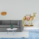 thumbnail image 2 of Cestas de almacenamiento,Cestas de almacenamiento de cocina tejidas con asas hechas a mano,Figura de escritorio,Figura de camello,decoración moderna,regalo de inauguración de la casa,Estatua, 2 of 8