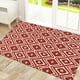 thumbnail image 5 of Alfombra antideslizante lavable, no se deshilacha, suelo europeo retro con patrón de encaje impreso, alfombra de entrada para cocina y baño, 5 of 7