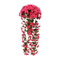 Fake Outdoor Flowers Hanging Plant, Fake Flowers for Outdoors, Hanging Plants Hanging Faux Flowers, Cheap Artificial Flowers