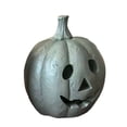 thumbnail image 3 of Clearance! Halloween Decorations - Fall Decor - 5.9in Black Handmade Terracotta Jack O Lantern Pumpkin - Indoor Gothic Festival House Centerpiece Decoration for Table Garden Living Room Mantel, 3 of 5