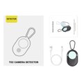 thumbnail image 1 of Injueey Detector de cámara ABS T02 equipado con correa de silicona para seguridad y protección de privacidad Electrónica negro, 1 of 6
