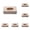 Beige 6PCS, variant on Unfinished Wood Tissue Box Rectangular Handmade Tissue Boxes Tabletop Napkin Dispenser For Arts Crafts Home Decoration