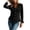 Black, variant on Umfun Fringe Faux Suede Jackets for Women Button Down Western Style Casual Fall Winter Coats for Women with Flap Pockets for Vacation Commute and Casual Daily Wear Activities