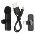 thumbnail image 3 of Wireless Lavalier Mic Wireless Lapel Mic Lapel Mic Wireless Microphone Wireless Lavalier Microphone Supports One Tows One Plug And Play Noise Cancellation Mini Lapel Mic For Live, 3 of 8