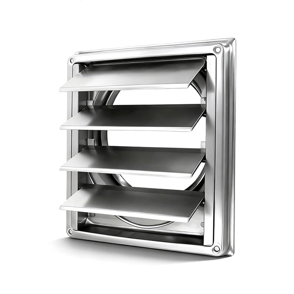 Stainless Steel Ventilation Cover For Dryer Including Barrier Works With 4 5 6 Inch Pipes