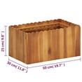 thumbnail image 4 of vidaXL Raised Garden Bed Raised Flower Bed Raised Garden Box Solid Acacia Wood, 4 of 70
