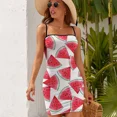 thumbnail image 4 of Juicy Pastèque. Robe de Soirée Fruit Tropical Aquarelle Robe Longue d'Été pour Femmes Vêtements de Bal, 4 of 4