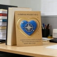 thumbnail image 5 of 2026 New Year Pocket Hug Keepsake, Compass Pocket Hug New Year Keepsake - 3.5x4.5in Resin Heart Memorial, Inspiring Gift for Friends & Family (B,1PC), 5 of 7