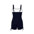 thumbnail image 7 of Women Summer Swimwear Padded Tank Tops Solid Drawstring Shorts, 7 of 7