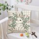 thumbnail image 5 of Tirar Almohada Insertos 18 X 18 Pascua Almohada Cubierta Conejos Flores Huevos Verde Impreso de un Lado, Cepillado Caso de Tela para Sofá, Silla Y Verde Tirar Almohada Cubiertas, 5 of 5