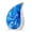 Blue-2, variant on VALERASH Blue Tear Drop Small Urns for Human Ashes Keepsake 3 Inch - Abstract Cremation Urns for Human Ashes Adult Male & Female- 3 Inch