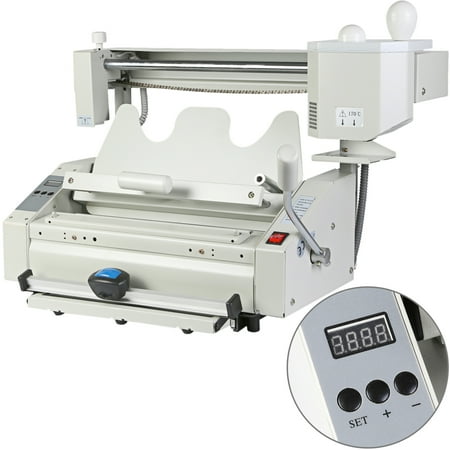 VEVOR Wireless Glue Book Binding Machine Manual Hot Glue Book Binder with Milling Spine Rougher Binding Machine for Binding Books Albums Notebook (Book Binder)