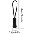 thumbnail image 2 of Zipper Pulls Universal Replacement Zipper Pull Zipper Tab Replacement Small Zipper Pulls For Backpack Luggage Clothes Handbag,20 Pieces, 2 of 5