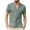 Green, variant on Mens Plus Size Shirts Short Sleeve Shirt Men Summer Casual Fashion Linen T-Shirt Men's Retro Stand-Up