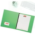 thumbnail image 4 of JAM Paper Plastic 3/4 in Binders, 3 Metal Rings, Green, 1/Pack, 4 of 6