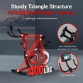 thumbnail image 5 of HARISON Semi-Commercial Magnetic Exercise Bike with 400LBS Capacity, Indoor Cycling Bike with Bluetooth, Tablet Holder & Dumbbell Rack for Home Gym, 5 of 9