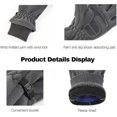 thumbnail image 3 of Winter Convertible Fleece Gloves for Men – Warm Windproof Gloves with Flip Finger Design, Touchscreen Thumb & Index, Anti-Slip Palm for Cycling, Fishing, Photography, Driving (Gray), 3 of 5
