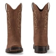 thumbnail image 2 of SMILIN Men's Work Western Cowboy Boots, Cowboy Boots for Men, Brown, Size 10.5, 2 of 9