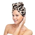 thumbnail image 6 of Kitsch Microfiber Hair Towel Wrap - Leopard, 1 Count, 6 of 14