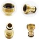 thumbnail image 3 of Brass Quick Connector,5pcs Anti-rust Faucet Connector Adapter Hose Threaded Faucet Universal Adapter Faucet Connector, 3 of 4