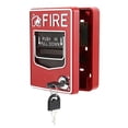 thumbnail image 1 of LHCER Fire Alarm Call Point,Alarm Button with Key, 9-28VDC Manual Multiple Wire System Safety Fire Pull Station Alarm Button Call Point Safety  <br>, 1 of 10